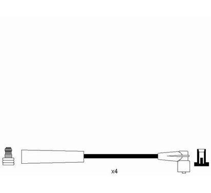 4943
NGK
Zestaw przewodów zapłonowych
