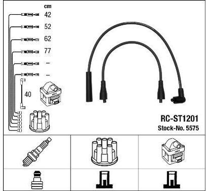 5575
NGK
Zestaw przewodów zapłonowych
