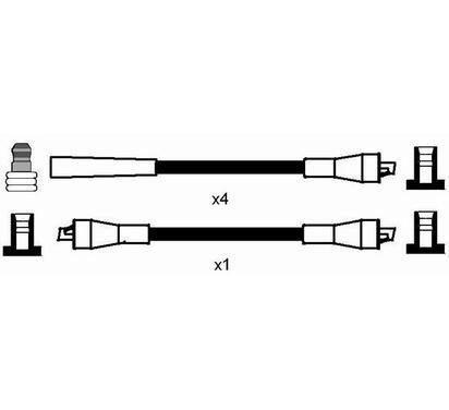 7104
NGK
Zestaw przewodów zapłonowych
