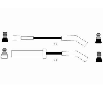 7319
NGK
Zestaw przewodów zapłonowych
