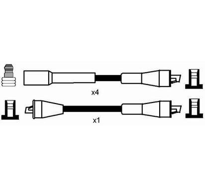 7196
NGK
Zestaw przewodów zapłonowych
