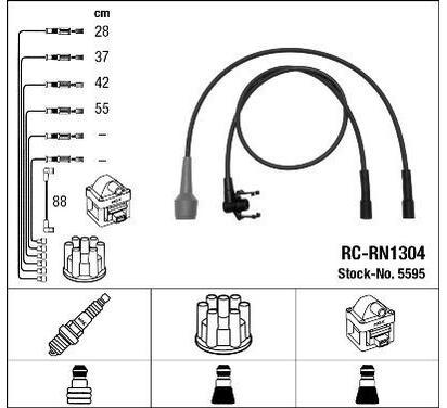 5595
NGK
Zestaw przewodów zapłonowych
