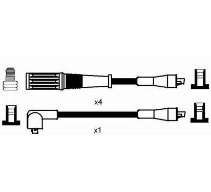 8502
NGK
Zestaw przewodów zapłonowych
