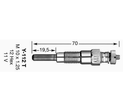 6327
NGK
Świeca żarowa
