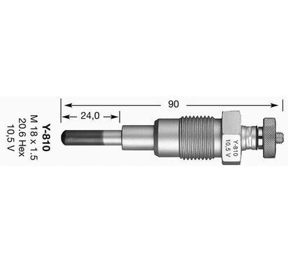 6929
NTK
Świeca żarowa
