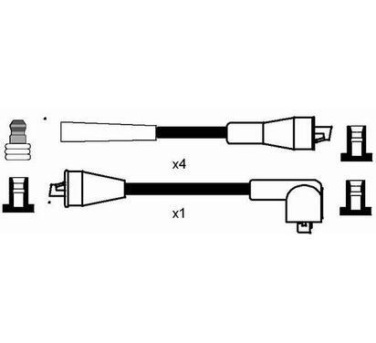 7376
NGK
Zestaw przewodów zapłonowych
