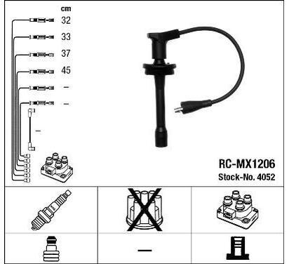 4052
NGK
Zestaw przewodów zapłonowych
