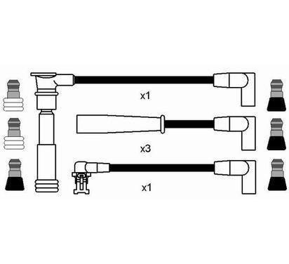 8510
NGK
Zestaw przewodów zapłonowych
