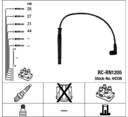 44338
NGK
Zestaw przewodów zapłonowych
