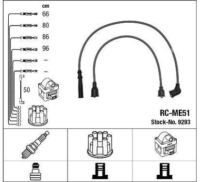 9293
NGK
Zestaw przewodów zapłonowych
