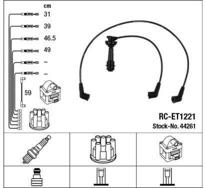 44261
NGK
Zestaw przewodów zapłonowych
