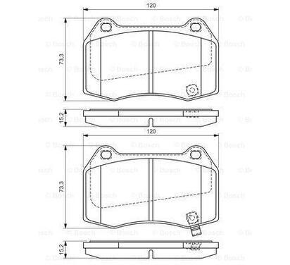 0 986 494 310
BOSCH
Klocki hamulcowe
