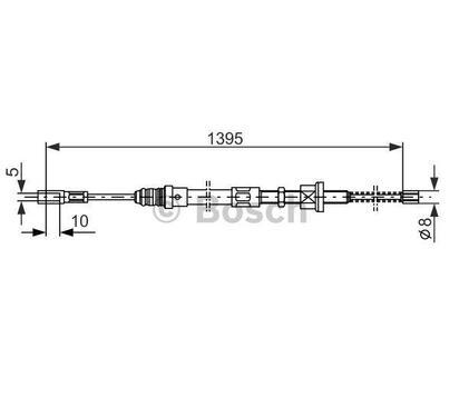 1 987 477 485
BOSCH
Cięgło, hamulec postojowy
