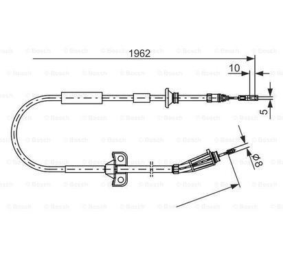 1 987 477 941
BOSCH
Cięgło, hamulec postojowy
