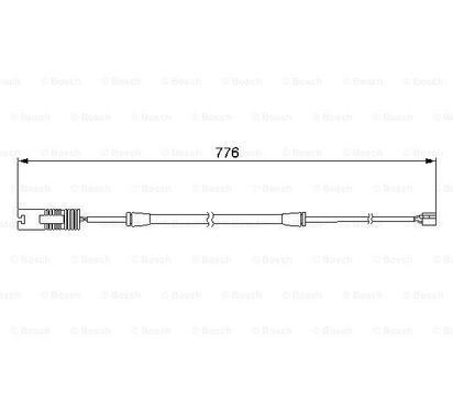1 987 474 925
BOSCH
Styk ostrzegawczy, zużycie okładzin hamulcowych
