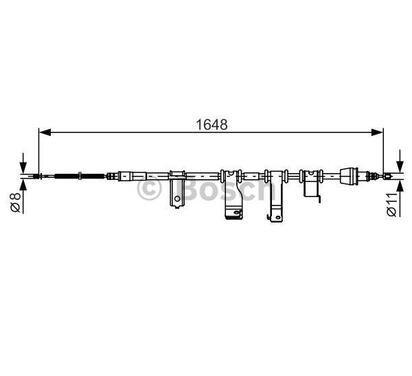 1 987 482 350
BOSCH
Cięgło, hamulec postojowy
