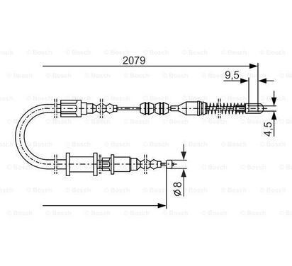 1 987 477 141
BOSCH
Cięgło, hamulec postojowy
