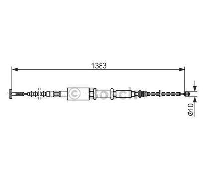 1 987 477 826
BOSCH
Cięgło, hamulec postojowy
