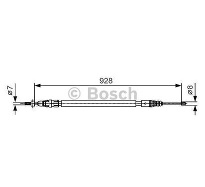 1 987 482 000
BOSCH
Cięgło, hamulec postojowy
