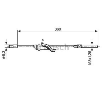 1 987 482 279
BOSCH
Cięgło, hamulec postojowy
