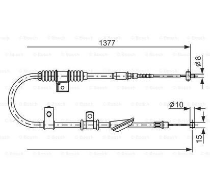 1 987 477 842
BOSCH
Cięgło, hamulec postojowy
