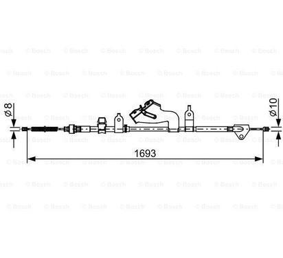 1 987 482 657
BOSCH
Cięgło, hamulec postojowy
