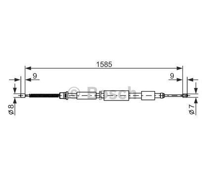 1 987 477 079
BOSCH
Cięgło, hamulec postojowy
