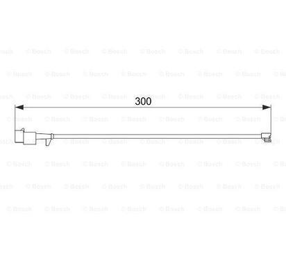 1 987 474 576
BOSCH
Styk ostrzegawczy, zużycie okładzin hamulcowych
