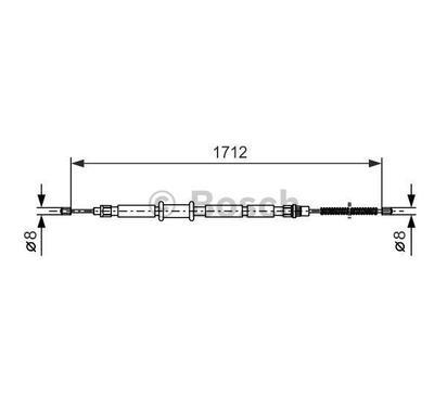 1 987 477 618
BOSCH
Cięgło, hamulec postojowy
