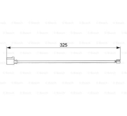 1 987 474 567
BOSCH
Styk ostrzegawczy, zużycie okładzin hamulcowych
