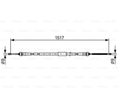 1 987 482 639
BOSCH
Cięgło, hamulec postojowy
