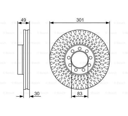 0 986 479 A23
BOSCH
Tarcza hamulcowa
