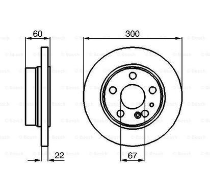 0 986 478 566
BOSCH
Tarcza hamulcowa
