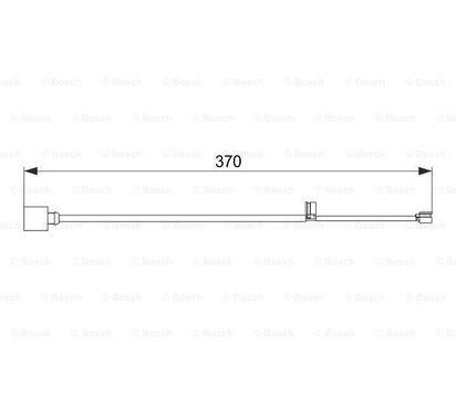 1 987 474 572
BOSCH
Styk ostrzegawczy, zużycie okładzin hamulcowych
