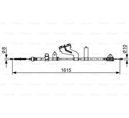1 987 482 656
BOSCH
Cięgło, hamulec postojowy
