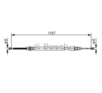 1 987 477 472
BOSCH
Cięgło, hamulec postojowy
