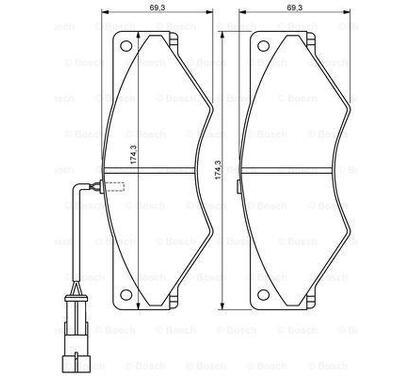 0 986 494 193
BOSCH
Klocki hamulcowe
