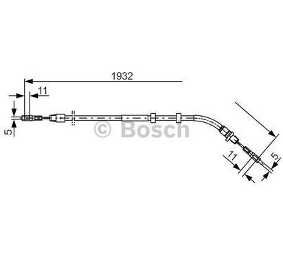 1 987 477 904
BOSCH
Cięgło, hamulec postojowy
