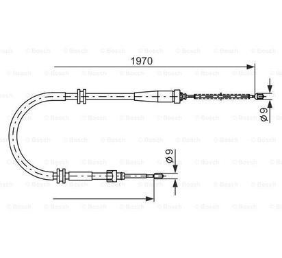 1 987 482 253
BOSCH
Cięgło, hamulec postojowy
