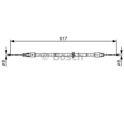 1 987 482 024
BOSCH
Cięgło, hamulec postojowy
