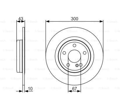 0 986 479 A38
BOSCH
Tarcza hamulcowa
