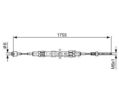 1 987 477 071
BOSCH
Cięgło, hamulec postojowy
