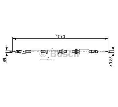 1 987 482 313
BOSCH
Cięgło, hamulec postojowy
