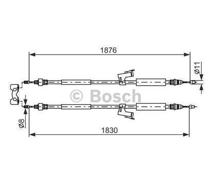 1 987 477 202
BOSCH
Cięgło, hamulec postojowy
