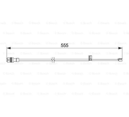 1 987 474 568
BOSCH
Styk ostrzegawczy, zużycie okładzin hamulcowych
