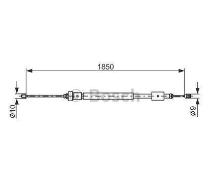 1 987 477 595
BOSCH
Cięgło, hamulec postojowy
