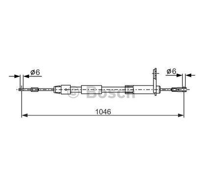 1 987 477 809
BOSCH
Cięgło, hamulec postojowy
