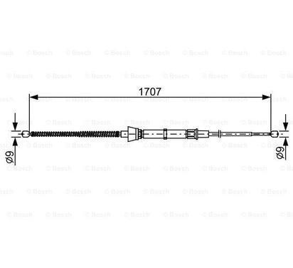 1 987 482 457
BOSCH
Cięgło, hamulec postojowy

