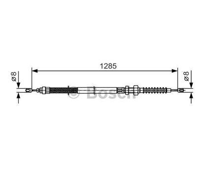 1 987 482 115
BOSCH
Cięgło, hamulec postojowy
