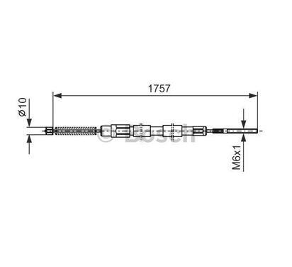 1 987 477 523
BOSCH
Cięgło, hamulec postojowy
